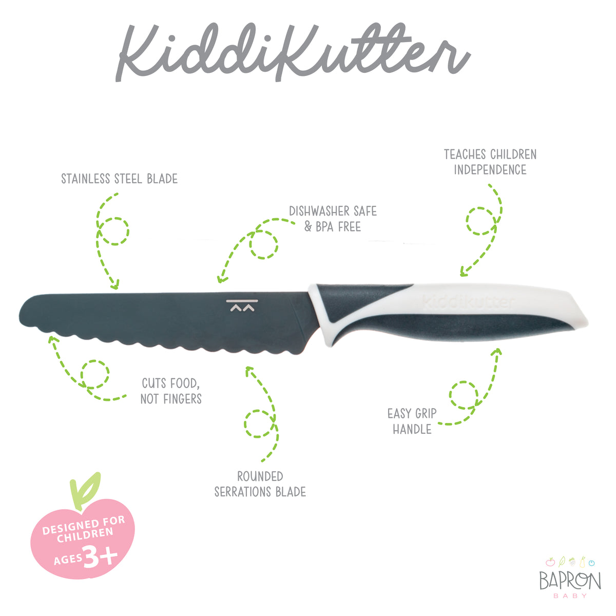Cut Food, Not Fingers: The Kiddikutter Child Safe Knife is Back in