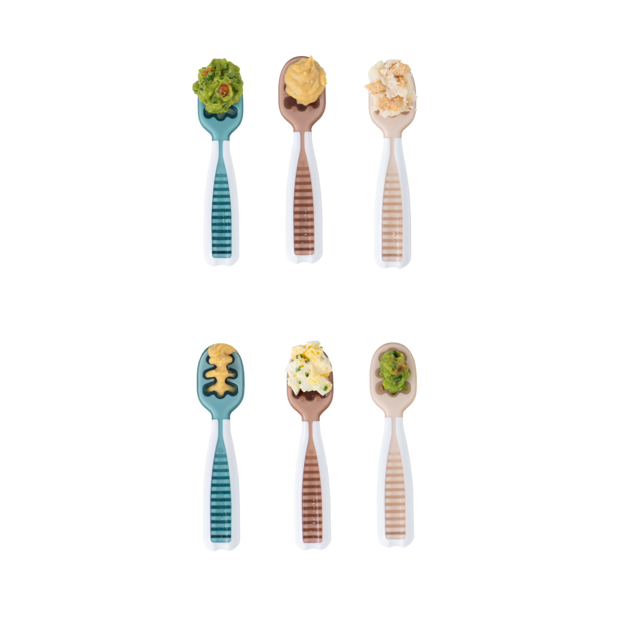 Neutral Three Spoon Circus Pre-Spoon GOOtensil Set – BapronBaby