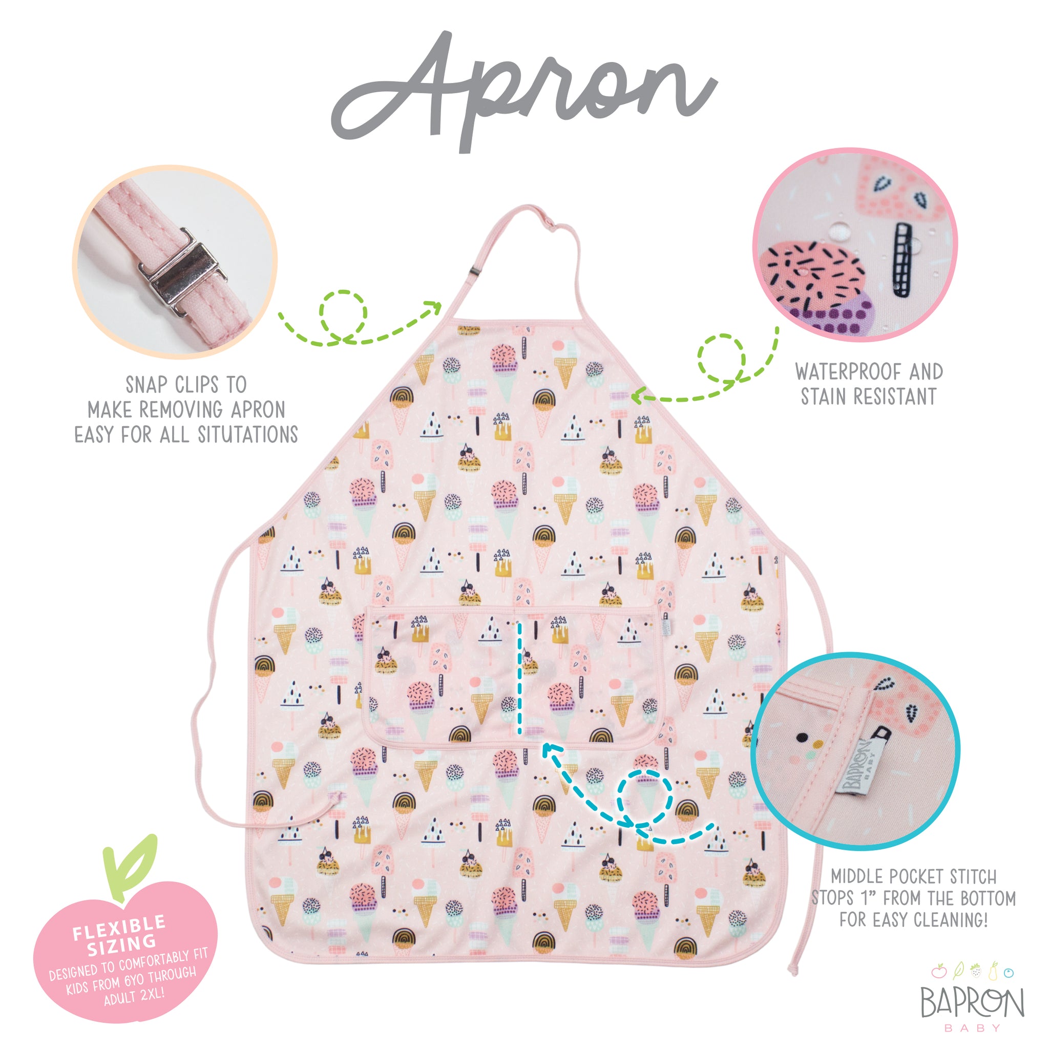 Aazon.co: Broad Bay University Of Illinois Dad Apron Stain Release Illini Dad Aprons