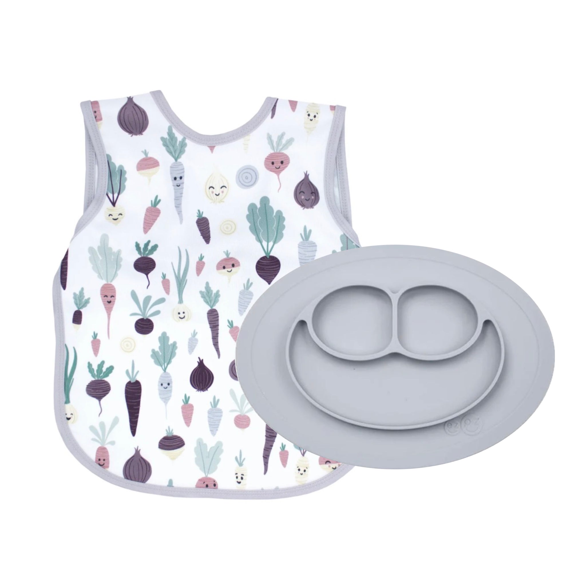 BABY JAPAN キャラクターグッズセット　b.a.p Toddler Bapron® + ezpz Mini Mat Bundle | Baby-Led Weaning Gift Set
