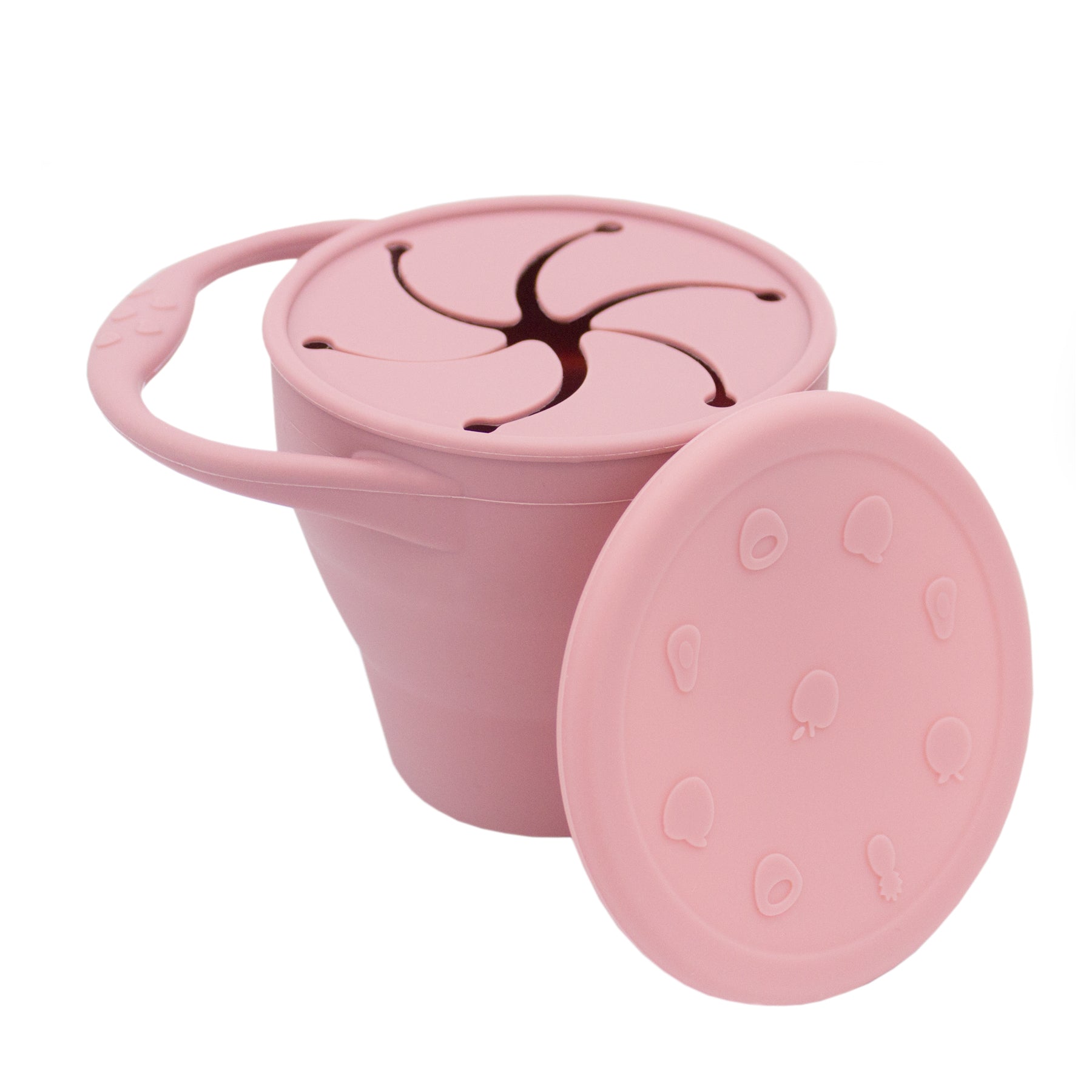 Boppabug, Toddler Snack Cup with Attached Lid, Collapsible Silicone Snack  Container