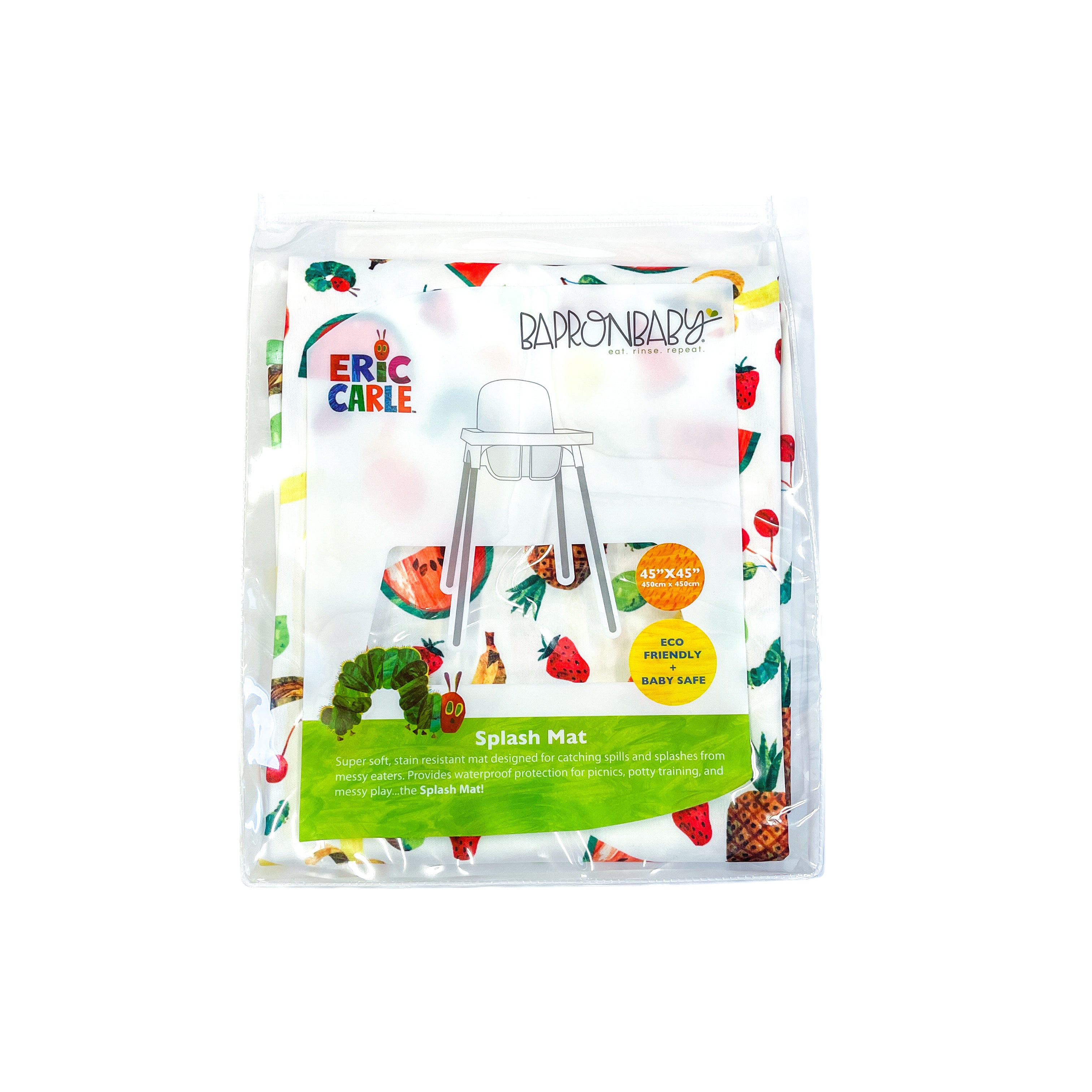 Tropical Fruit Splash Mat - from the World Of Eric Carle - A Waterproo –  BapronBaby