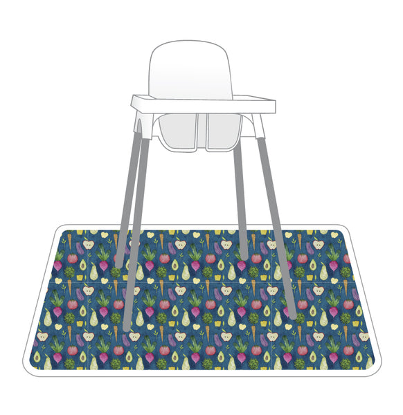 BapronBaby® Splash Mat / Large Waterproof Pad to Catch Highchair